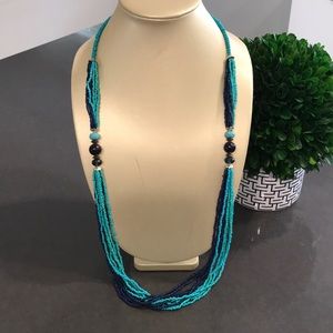 Long beaded necklace
